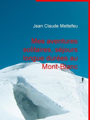 cover image of Mes aventures solitaires, séjours longue durées au Mont-Blanc